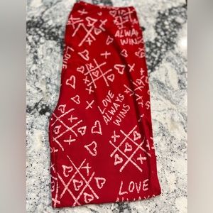 LuLaRoe Valentines Legg Size OS